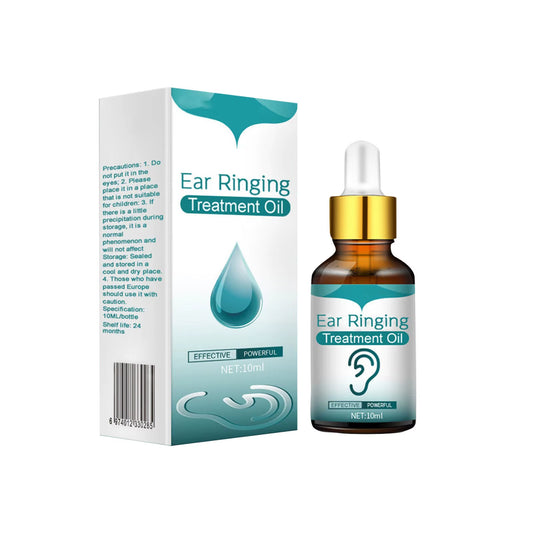 Tinnitus Ear Drops to Treat Tinnitus Ear Itching Ear Pain, Ear Cleaning Earwax Dry Hard Ear Drops Tinnitus Treatment 10ML